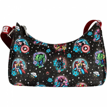 Avengers Tattoo Shoulder Bag By Loungefly